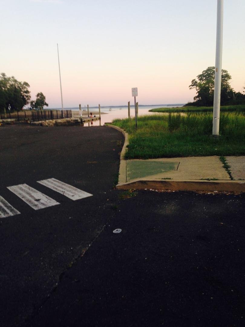 Cove Island Park dock on Saturday evening, August 22nd.  What a previously undiscovered treasure the Fairfield County coastline actually is!!!  I lived in a gated community away from the Sound for five-years and did not und
