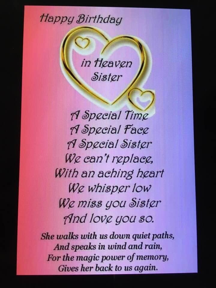 🌹Miss you Sharon with all heart Happy Birthday 😘