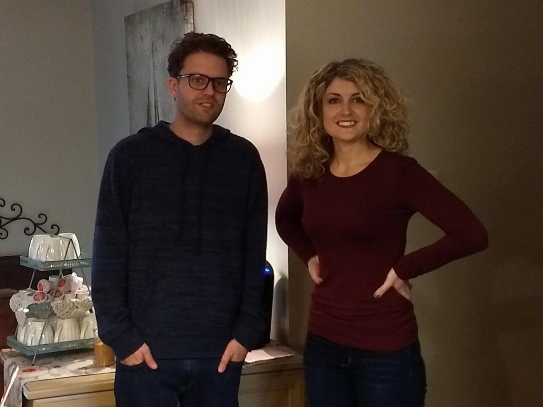 Two of My kids at Thanks giving