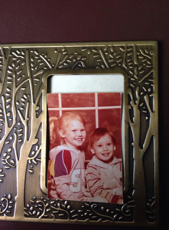 TBT..My nephew, Loren and I. I had just turned 4 and Little Loren was 2.