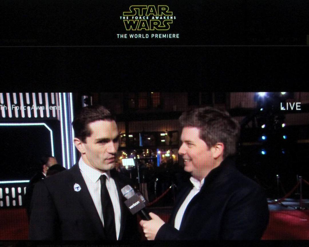 Here is Sam Witwer with David. Sam had the lead in the video games, Star Wars The Forced Unleashed, I & II