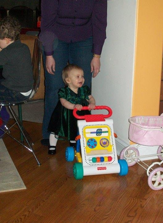 Logan (on left) at his 3rd birthday party.