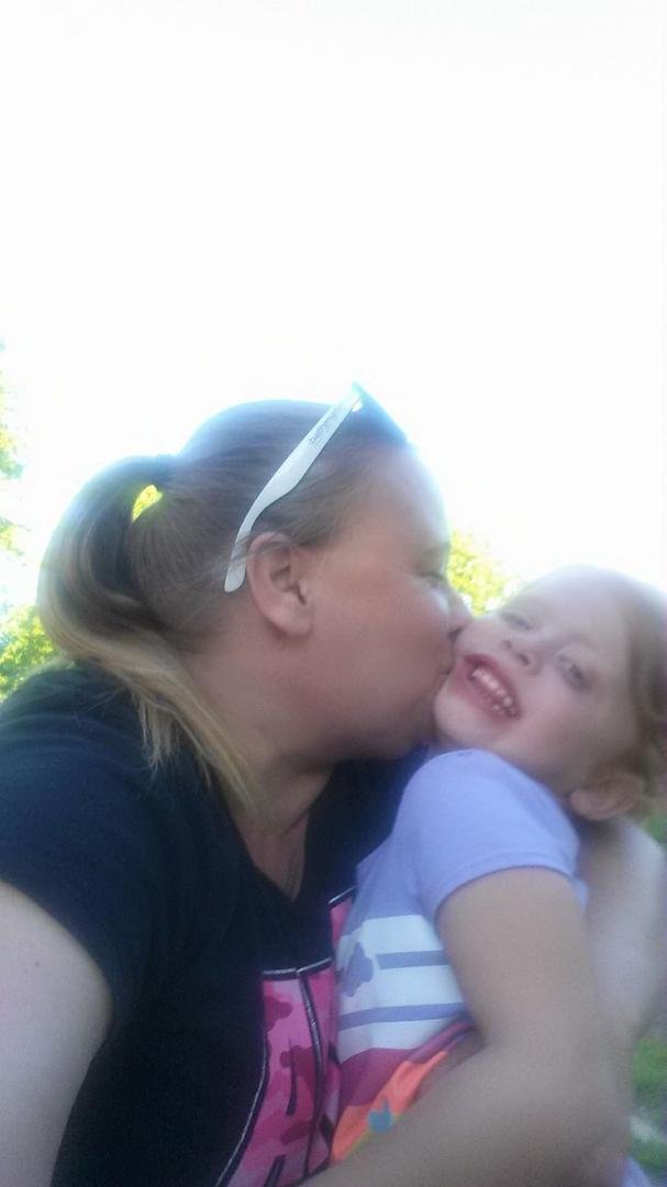 My bananas Chana L. Rominechant and my baby girl
