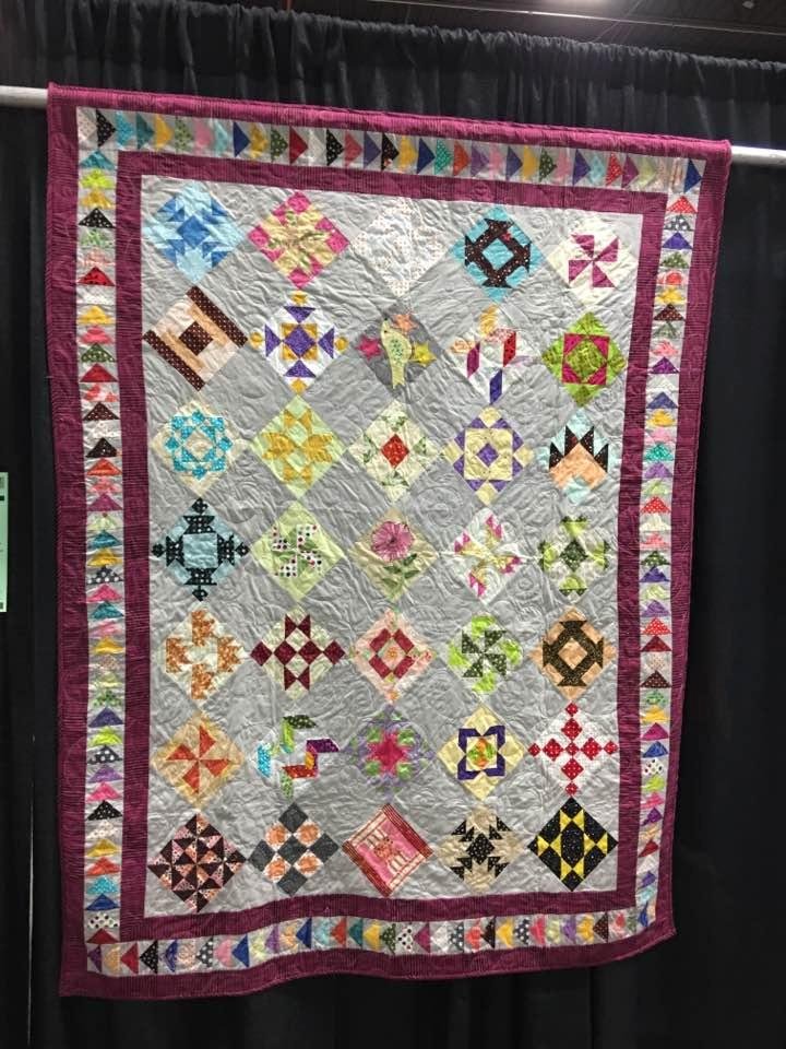 Look what my friend Tulia made! It's beautiful. Everyone should go to the quilt show in Somerset this weekend to see it. Great work, Tulia!!!