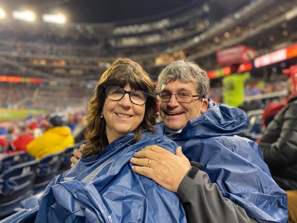 When your wife asks you to go to Washington DC with her on a business trip then surprises you with tickets to opening day!