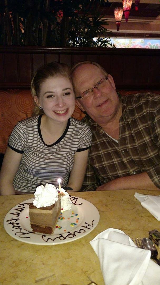 Scotlynn and Scott celebrating her birthday