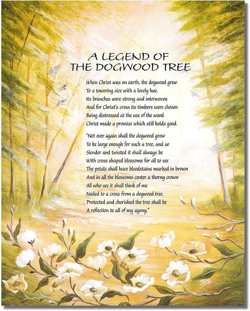 Remember the Legend of the Dogwood Tree at EASTER.