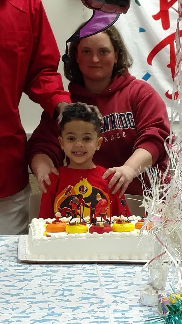 Celebrating my youngest Grandsons birthday!