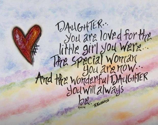 To my daughters, Julie Widener, Jamie Woodruff and Jonna Irwin! Sending my love!