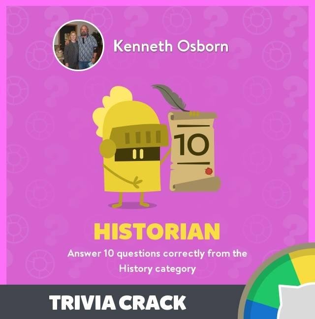 KEN OSBORN's album, Trivia Crack Photos