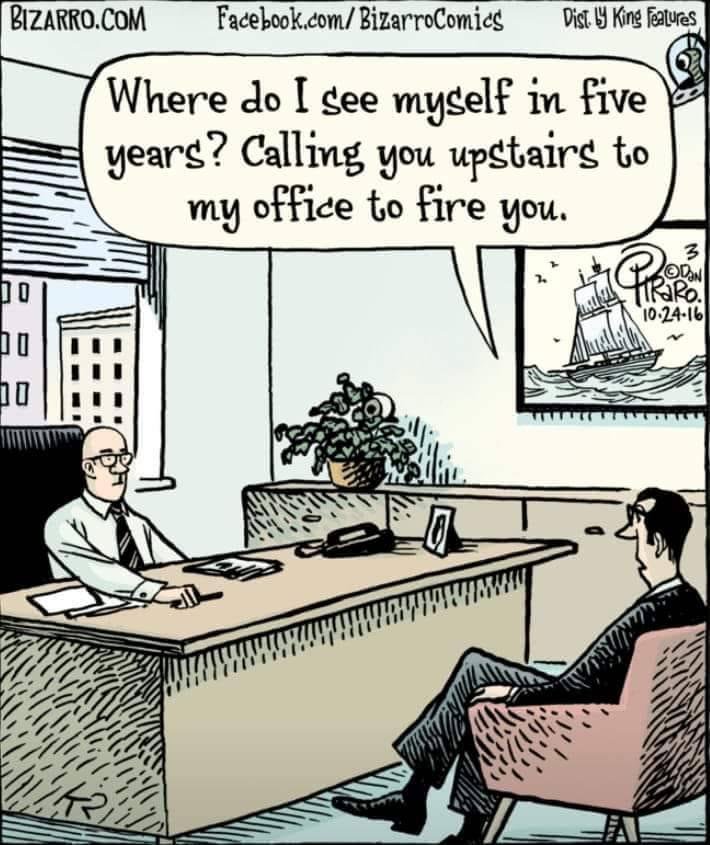 Bad response at a job interview: