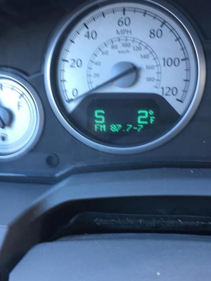 This is how my morning began!