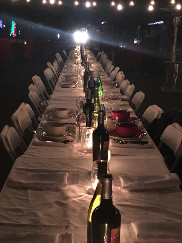 Holiday dinner in the Estates. What a wonderful neighborhood we live in.