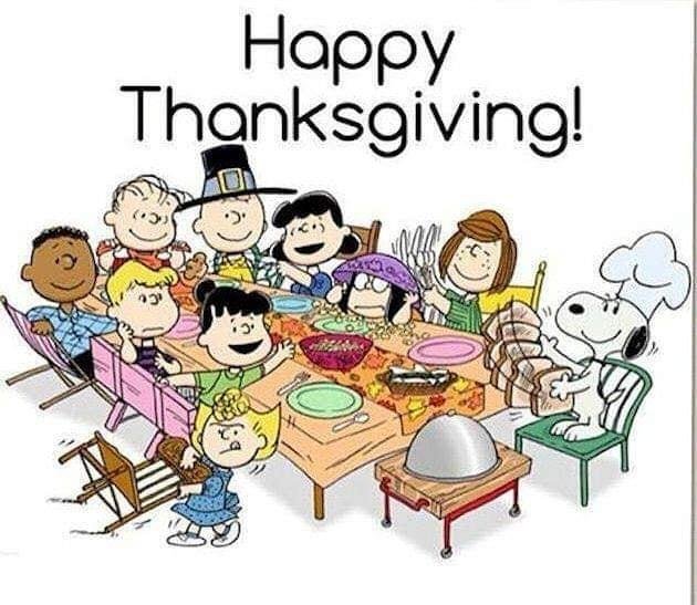 Happy Thanksgiving to all my Family and Friends