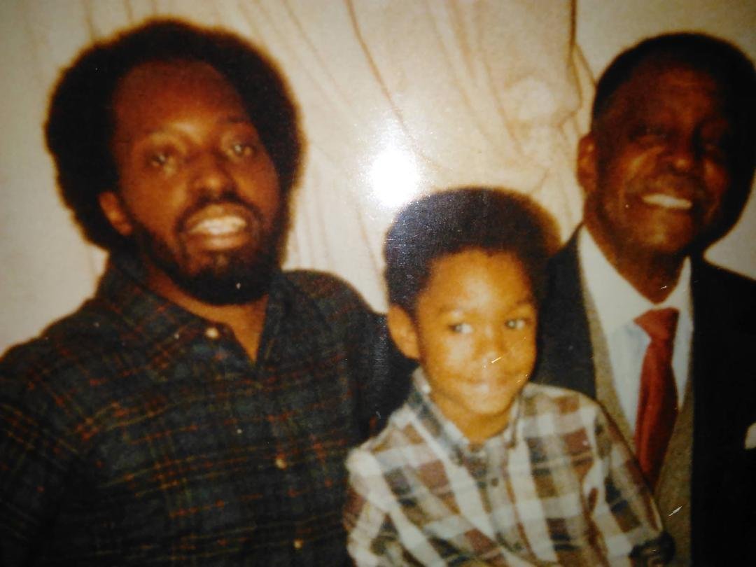 Three generations of Kenneth Johnson's, me my son, and my dad, may he rest in peace. Happy Father's Day.