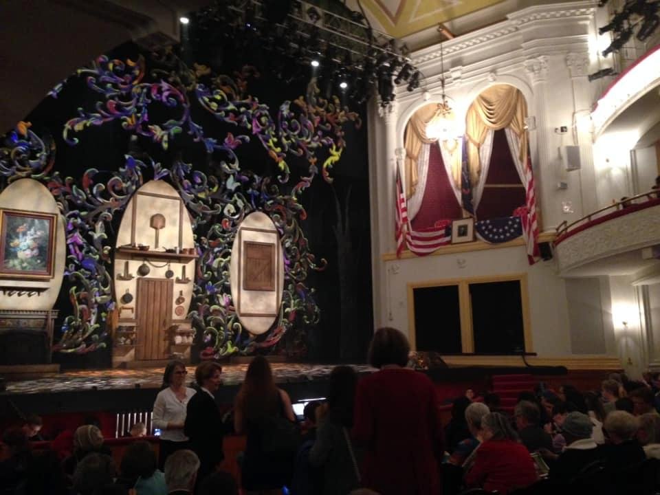Watching Into the Woods at Ford's Theatre with my Laura Mayer...so much fun in the big city.