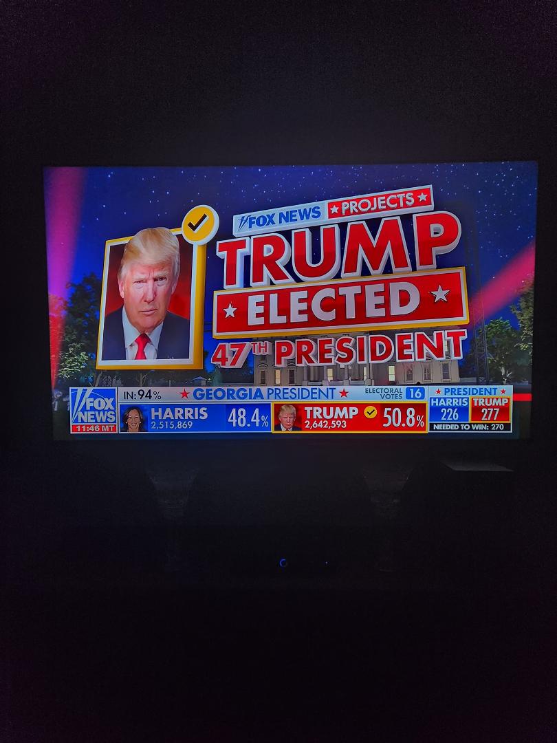 Trump wins by a landslide
