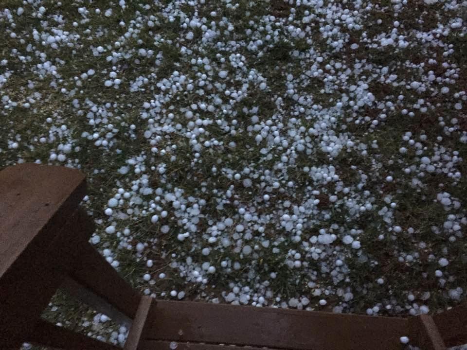 Worst hail storm I've ever been hit by!!
