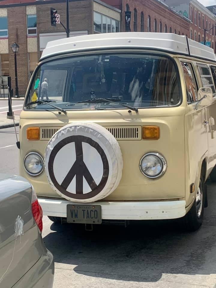 Saw the VW TACO today in downtown Kingston ….