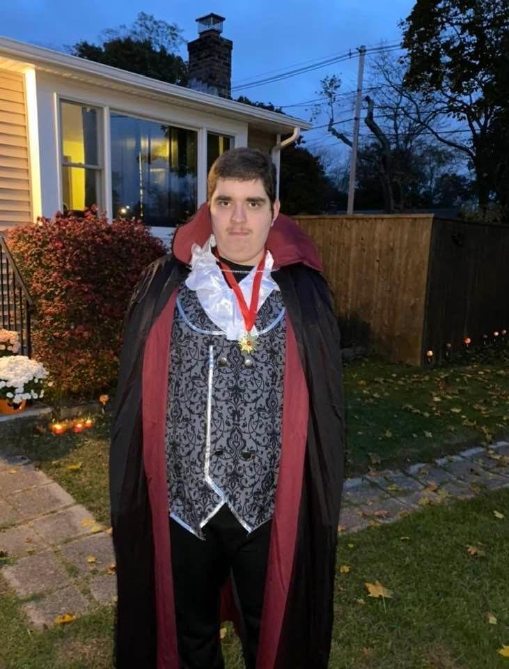 Happy Halloween. Dylan is a vampire 🧛‍♂️