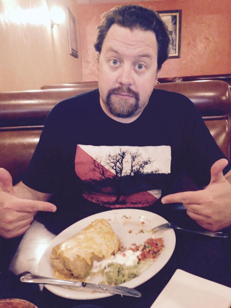 Brad found a decent chimichanga in So Cal!