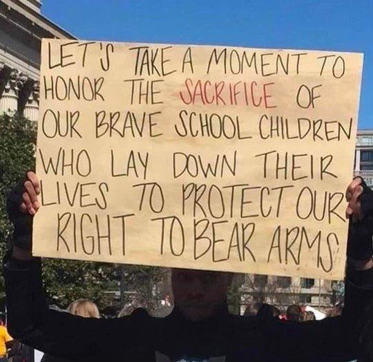 My kids are both teachers. They told me their students were all needing help this week. They now have active shooter training as well as how to prep tourniquets and 'defensive' moves. Now they're discussing arming teachers