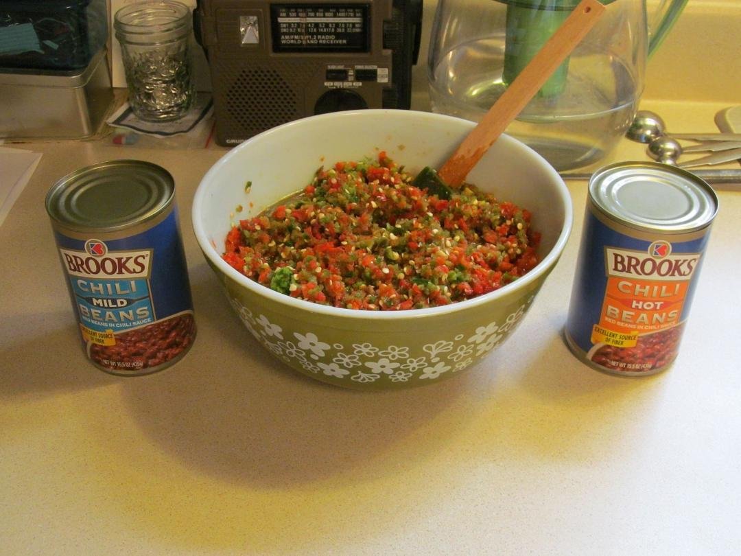 This ought to be enough jalapenos for all those beans. :)