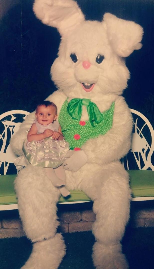 Olivia's first Easter