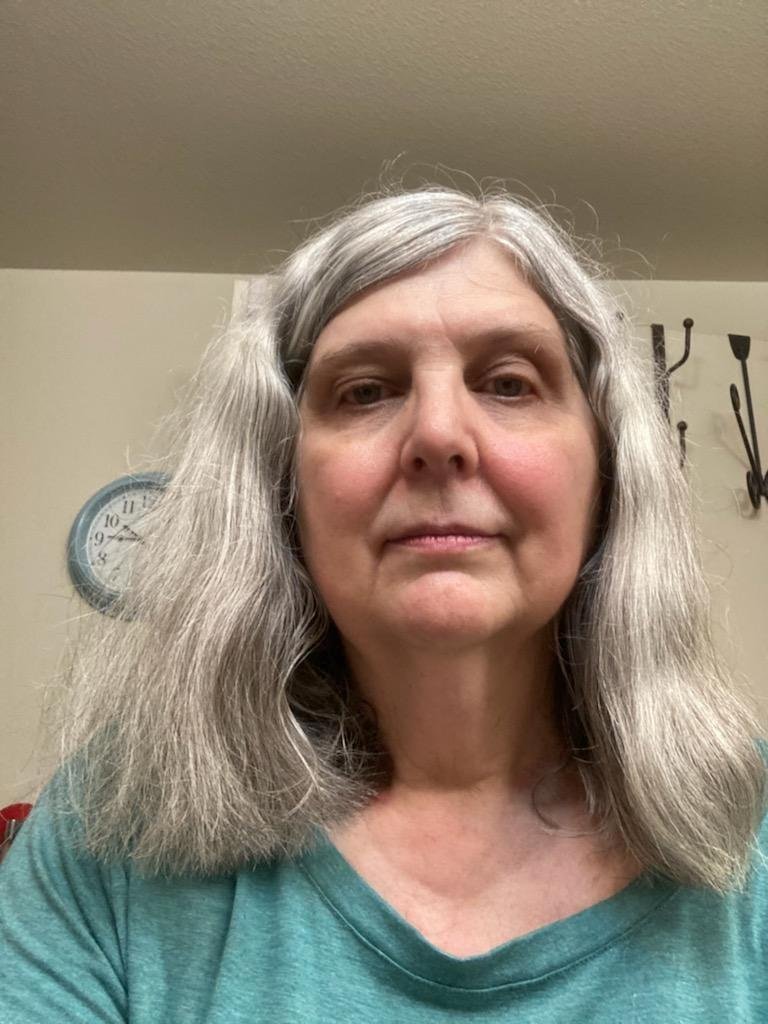 my friend of 36 years helen got a haircut yesterday