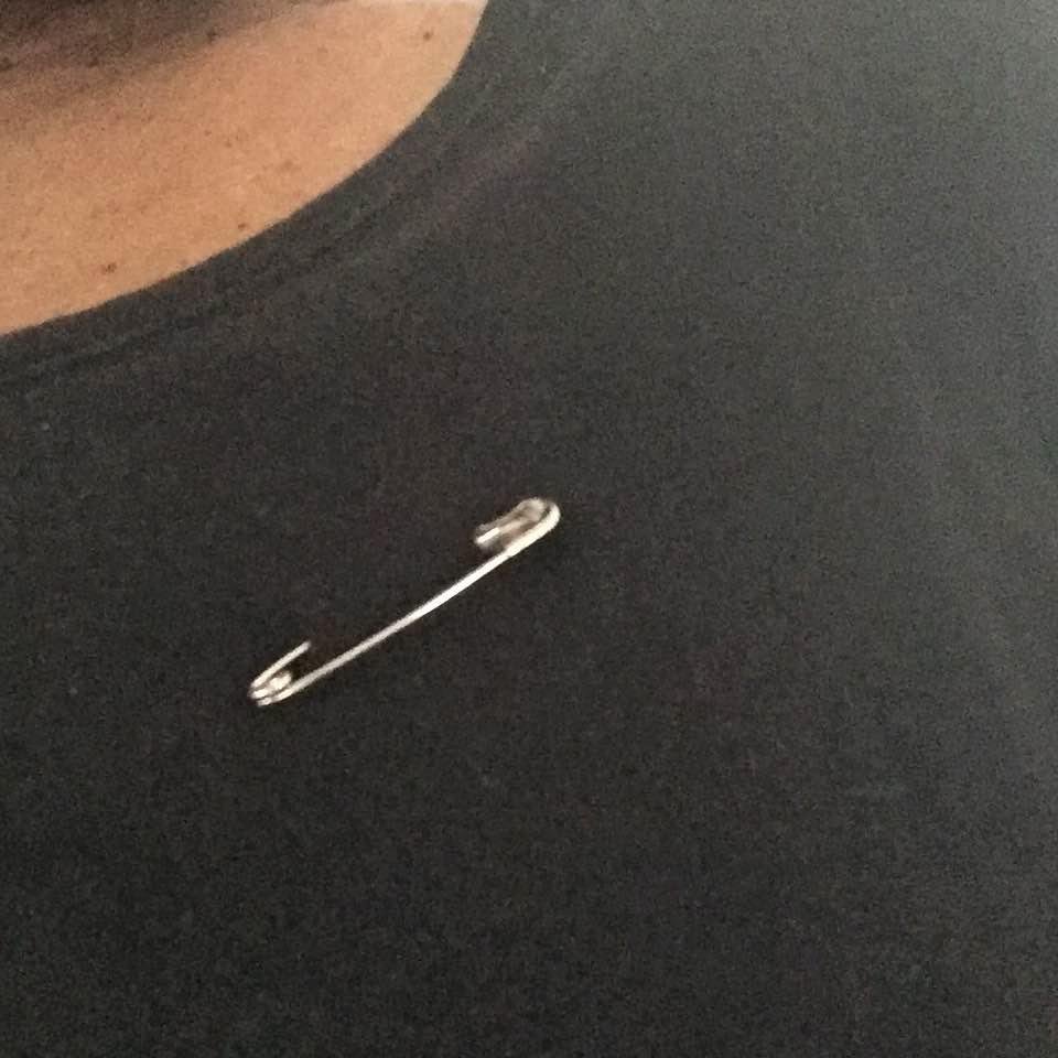 Calling all Facebook friends and family to wear this safety pin....it means all those threatened by Donald Trump are safe around you. 😢