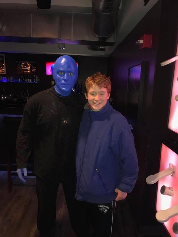 At blueman group with Joe. Awesome show!