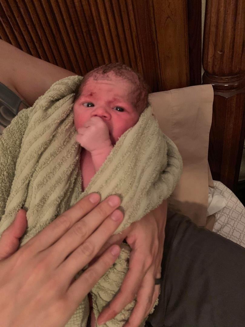 This is my first grandbaby, Toby. Tomorrow morning I will drive to Florida to see him for the first time. I am so very excited to make this trip!!