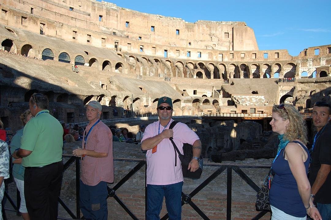 Inside the Roman Coloseum