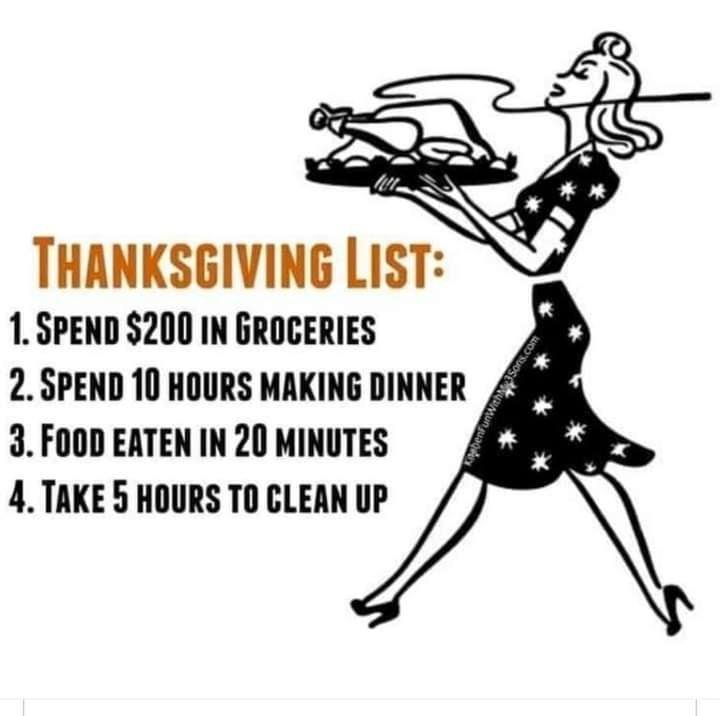 Not this year. Austin & Logan cooked, cleaned up & put everything away
❤ 🙌
