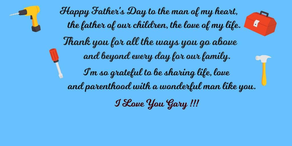 You are the most amazing Dad, I love you xoxoxox