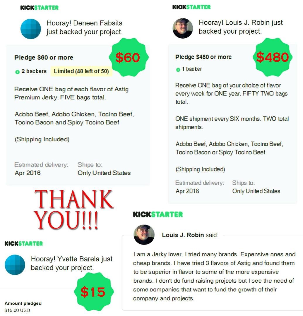 I am very thankful for this support so far! We still have a long way to go.