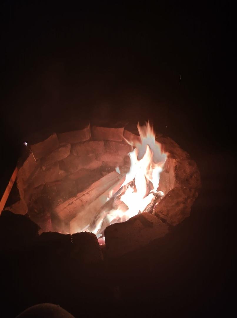 Our weekend tradition, campfire with the grandkids.