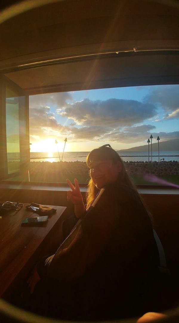 After watching the whales jump fully out of the water from the beach having a amazing sunset dinner with my beautiful wife at the beach restaurant 😍😍😍😍