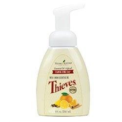 One of the things I love about being a part of Young Living is the Thieves (all of them!) products! My personal favorite is the foaming hand soap, mainly because it's automatically anti-bacterial and it smells scrumptious!