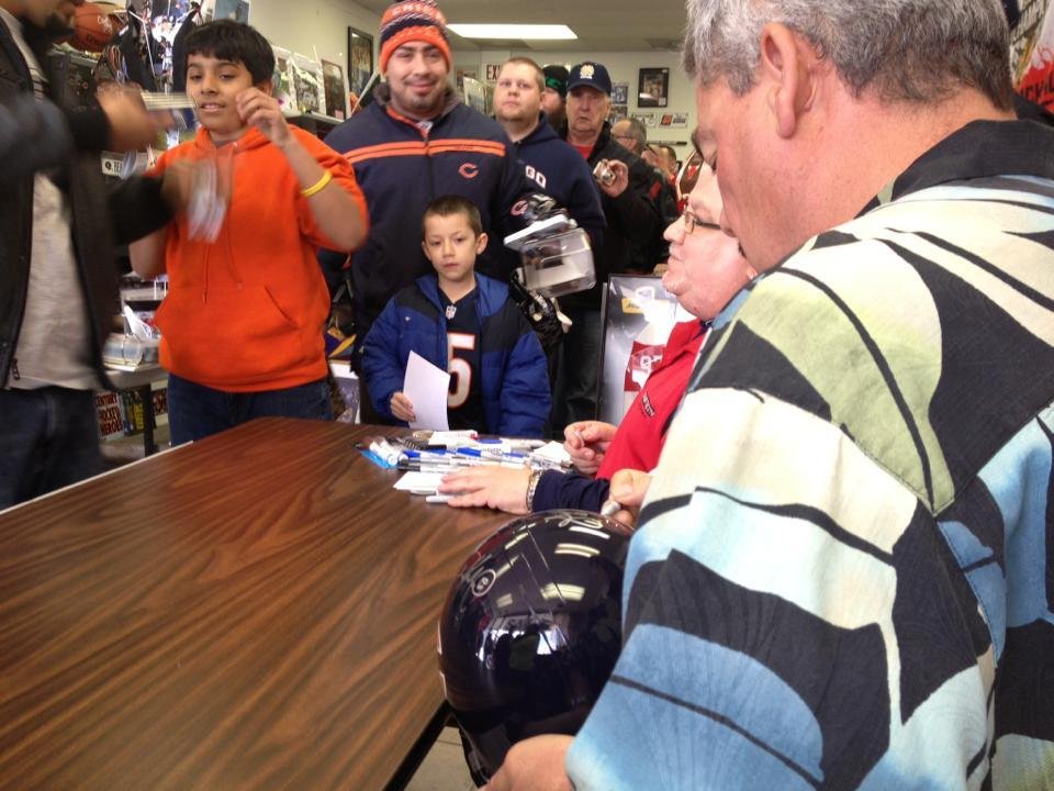 My Son Brian Cabral signing autographs!