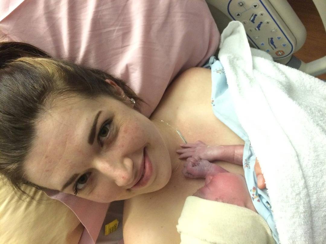 Great-grandson Andre Michael Sebok arrived on St. Patrick's Day.