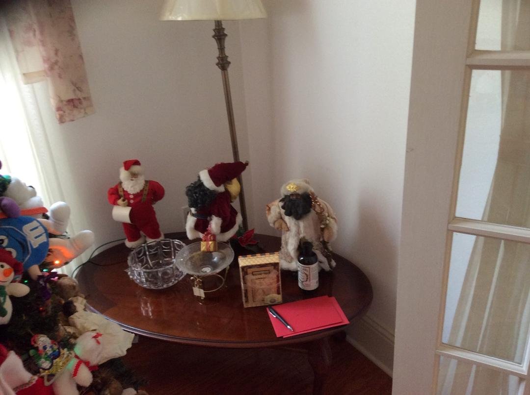 Ok FB friends I finally finished my Christmas decorations. Now I am not looking forward to the new year because I know I will have to take it all down.