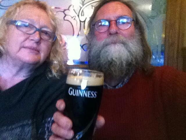 Having yet another pint in the horse shoe bar enniskillen. Last pint here was 32 years ago!