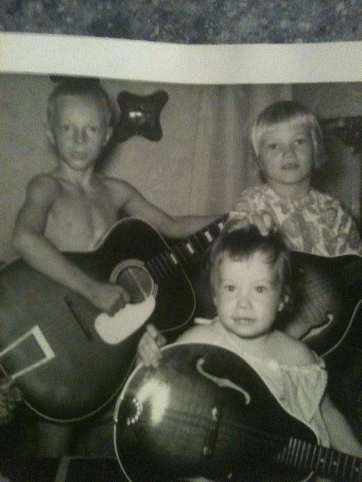 My brother Ricky. Myself and little sister Lori. Circa 1964-65