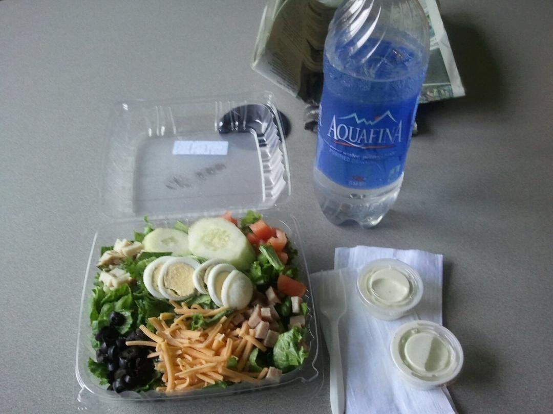 Lunch, Day number three of Salad's, my body is liking it.