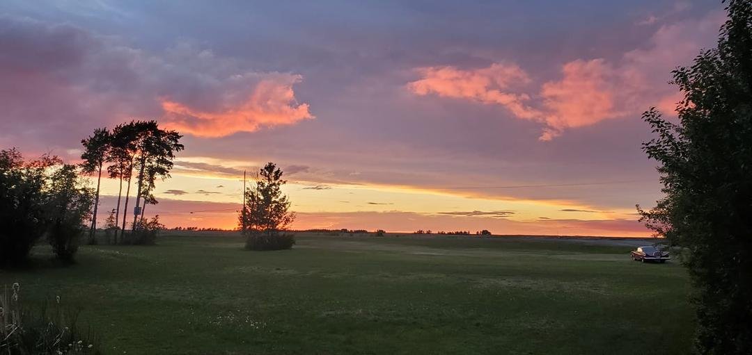 Another awesome sunset in the Peace River Country