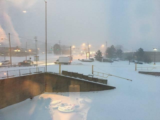 The weather outside is frightful