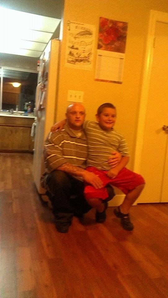 Aj with his uncle Shawn...