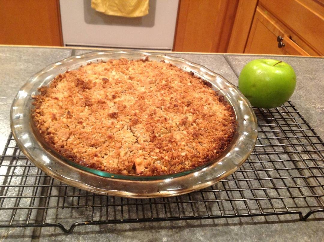 How about a Dense Apple Pie !And don't forget a scoop of vanilla ice cream, yummy!