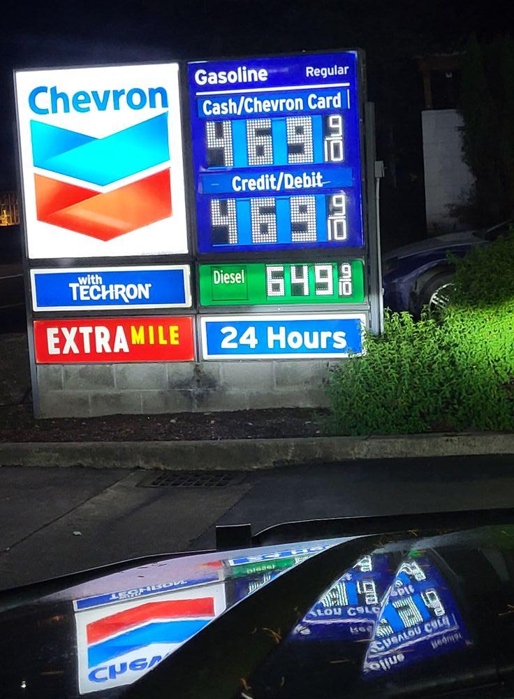 I think I will save $3.00 a gallon and fill up before I cross the border into washington